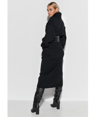 megzta suknele su golfu ir kisenemis juoda S105