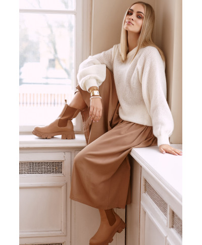 Džemperis sieviešu uzvelkams caur galvu ar gumiju ekru S114