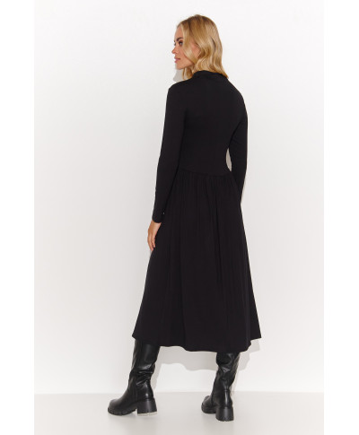 suknele megztas wiskozowej juoda M808