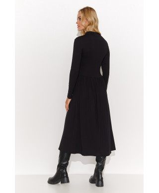 suknele megztas wiskozowej juoda M808