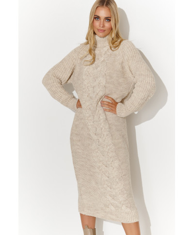 megztinis-suknele za kolano smelinis melanzas S137