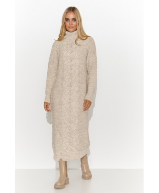 megztinis-suknele za kolano smelinis melanzas S137