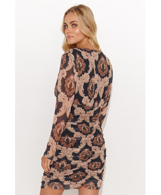 Siatkowa suknele su podszewką tinklelis 48 M814