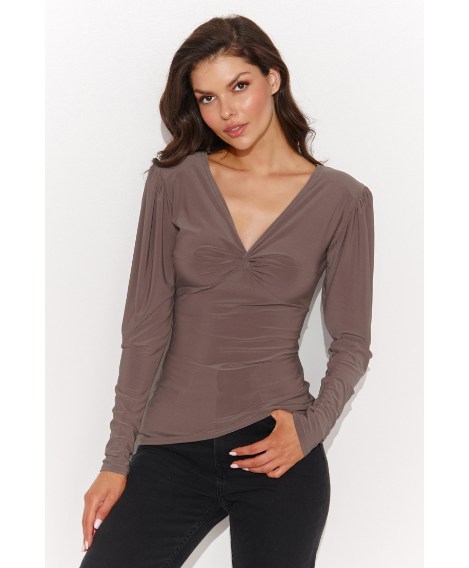 aptempta palaidine moteriska pustomis rankovemis moka NU461