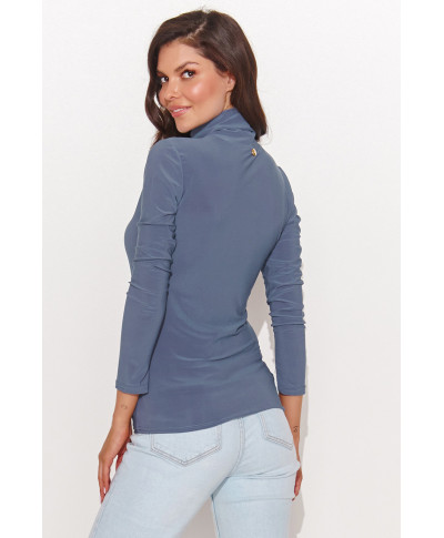 klasikine palaidine moteriska su golfu denim NU460