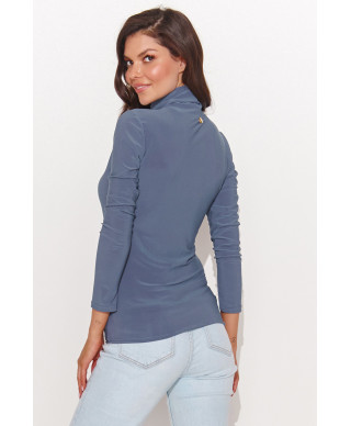 klasikine palaidine moteriska su golfu denim NU460