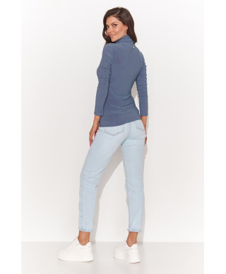 klasikine palaidine moteriska su golfu denim NU460