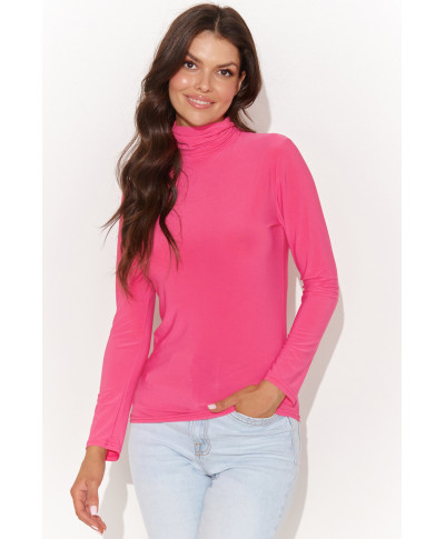 klasikine palaidine moteriska su golfu malinowa NU460