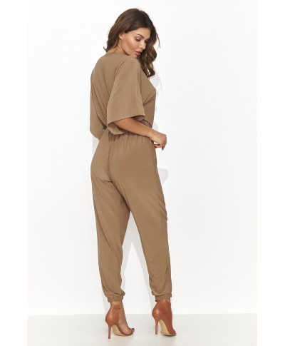 kombinezonas moteriskas su nogawkami su guma kupranugarinis NU479