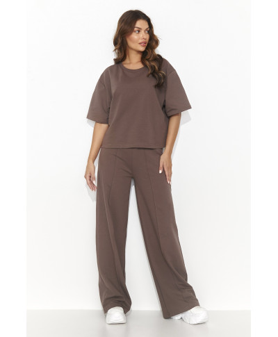 Sieviešu šokolādes krāsas sporta kostīms NU475