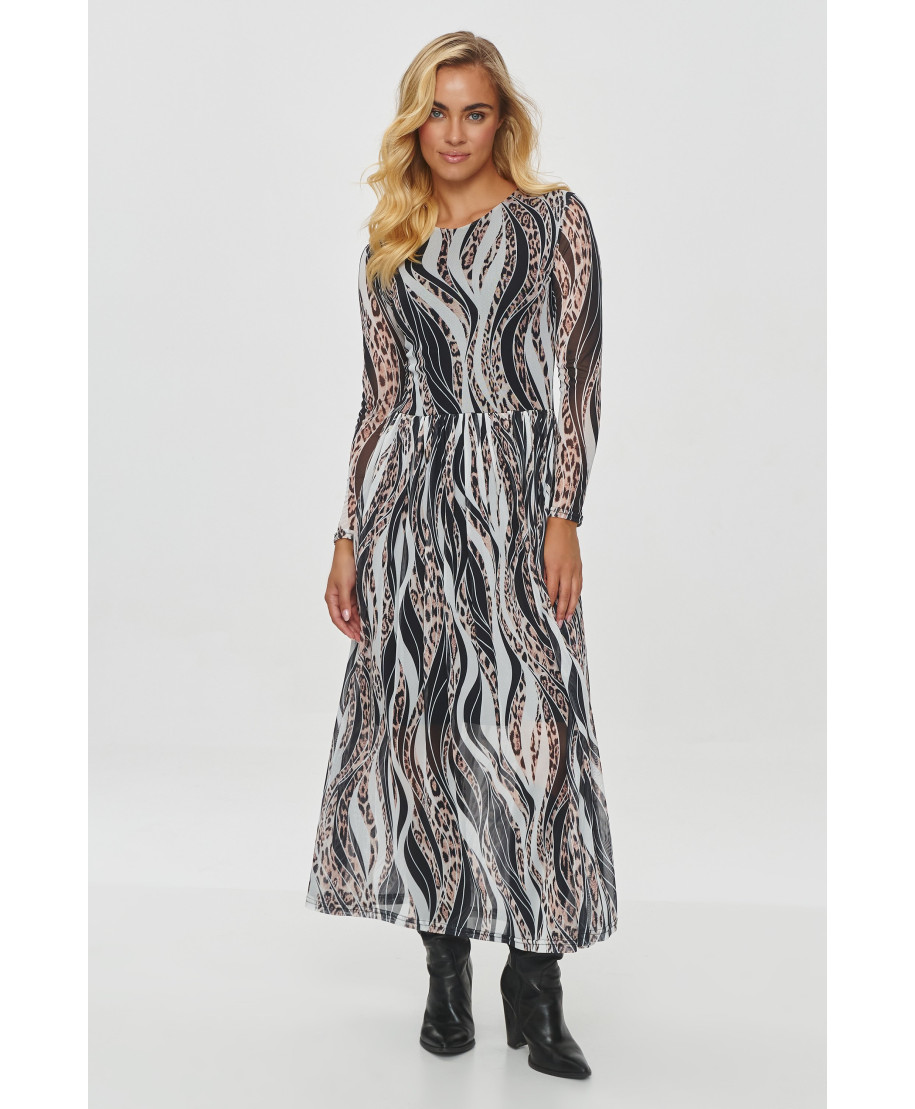 ilga printowa suknele rastas 52 M860