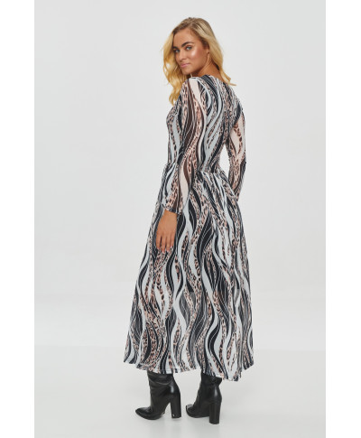 ilga printowa suknele rastas 52 M860