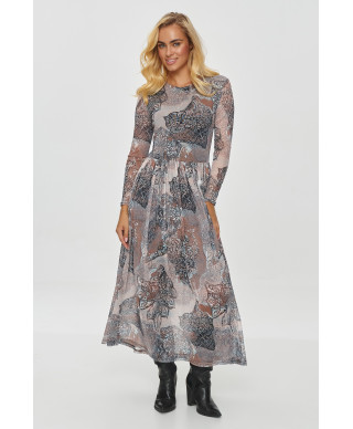 ilga printowa suknele rastas 54 M860