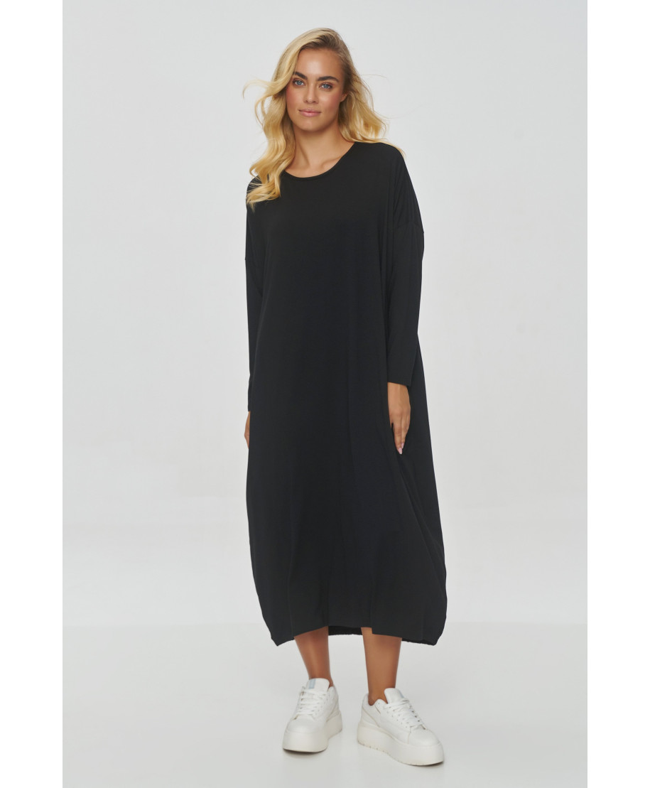 suknele oversize juoda M839