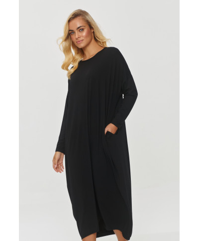 suknele oversize juoda M839