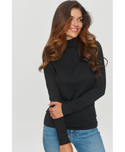 klasikine palaidine su golfu juoda M840