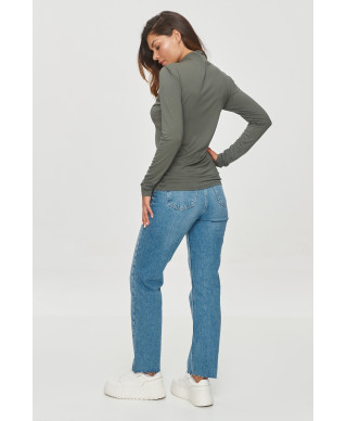 klasikine palaidine su golfu chaki M840