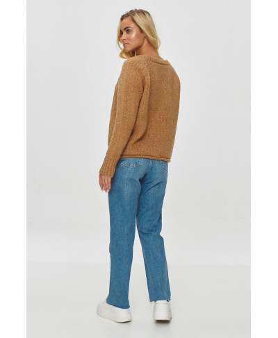 klasikinis trumpas megztinis kupranugarinis S150