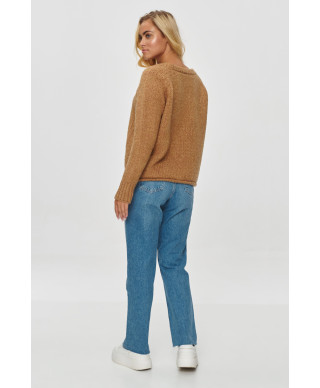 klasikinis trumpas megztinis kupranugarinis S150