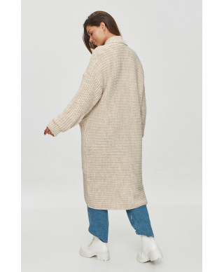 kardiganas su dużymi kisenemis smelinis melanzas S153