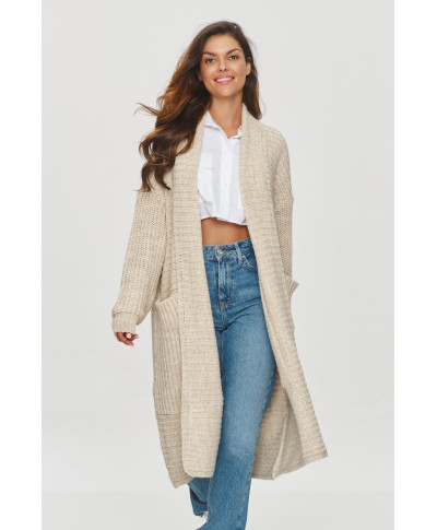 kardiganas su dużymi kisenemis smelinis melanzas S153