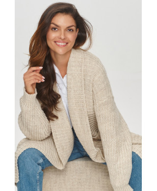 kardiganas su dużymi kisenemis smelinis melanzas S153