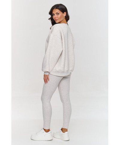 komplektas dresowy su bluzą ir legginsami smelinis melanzas A1