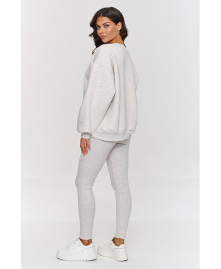 komplektas dresowy su bluzą ir legginsami smelinis melanzas A1