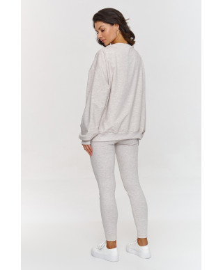 komplektas dresowy 3 viename su bluzą ant vieno peties smelinis melanzas A2