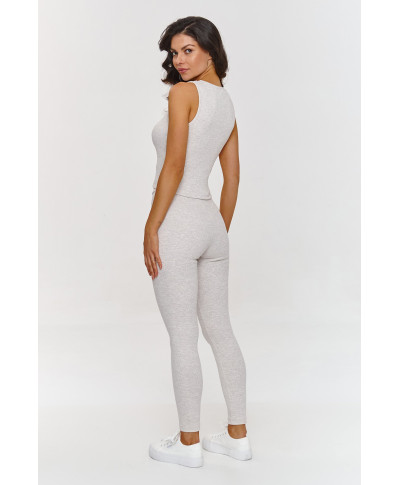 komplektas dresowy 3 viename su bluzą ant vieno peties smelinis melanzas A2