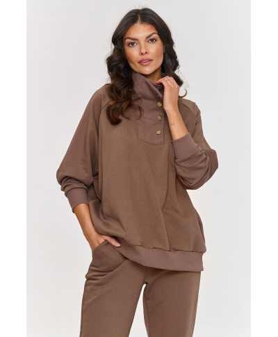 Dresowy komplektas su bluzą su spaudelemis moka A5