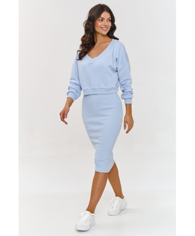 komplektas bliuzonas su rumbuota sukienką zydras A10