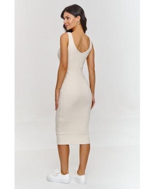 komplektas bliuzonas su rumbuota sukienką sviesus beż A10