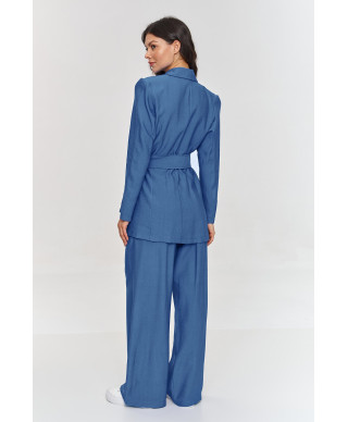 moteriskas komplektas svarkelis ir kelnes blue jeans M883