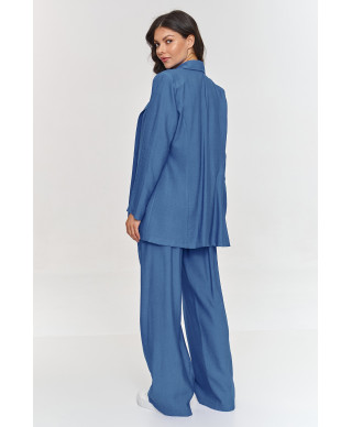 moteriskas komplektas svarkelis ir kelnes blue jeans M883