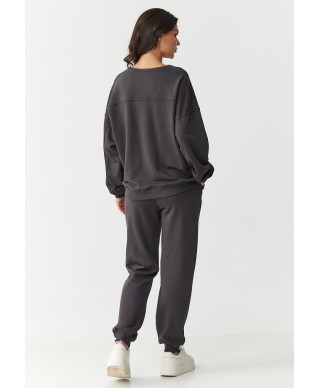 komplektas dresowy su haftowanym logotipu fume M889