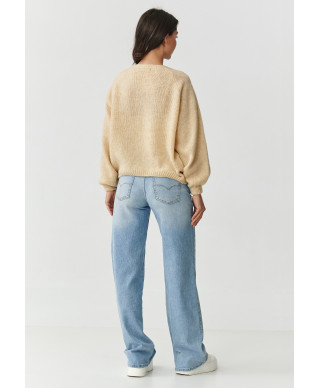 trumpas kardiganas moteriskas pustomis rankovemis smelinis S170