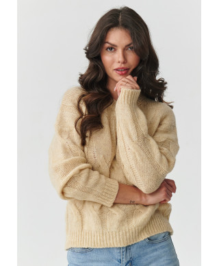 trumpas megztinis su kid mohero priedu ir vilnos smelinis S169