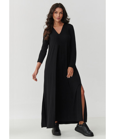 Viskozes maksikleita ar šķēlumiem melna M895