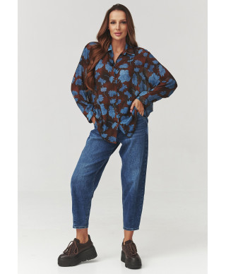 marskiniai moteriska niebieskie geles C5