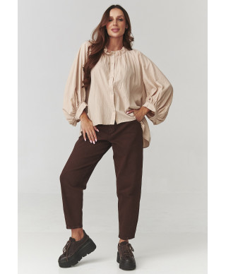 elegantiska marskiniai moteriska oversize smeline C24