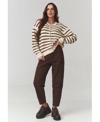 megztinis moteriskas dryzuotas uzsegsamas su sagomis smelinis C23