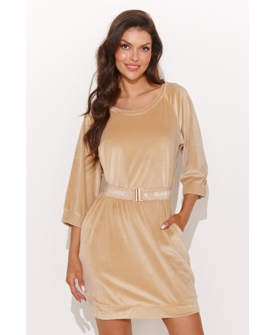 suknele veliurine su dirzu piaskowa NU457