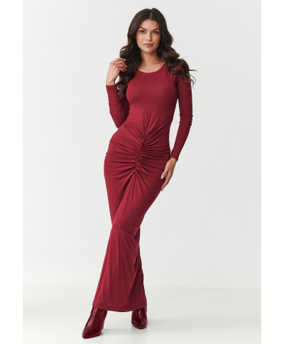 aptempta maxi suknele bordo M898