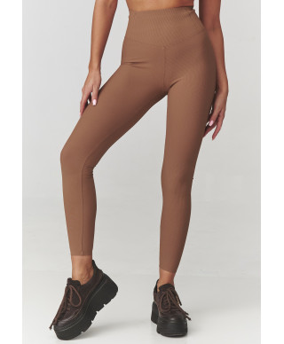 leginsai damskie prążkowane kupranugarinis C30