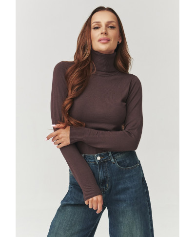 golfiukas moteriskas su wiskozą sokoladinis C11