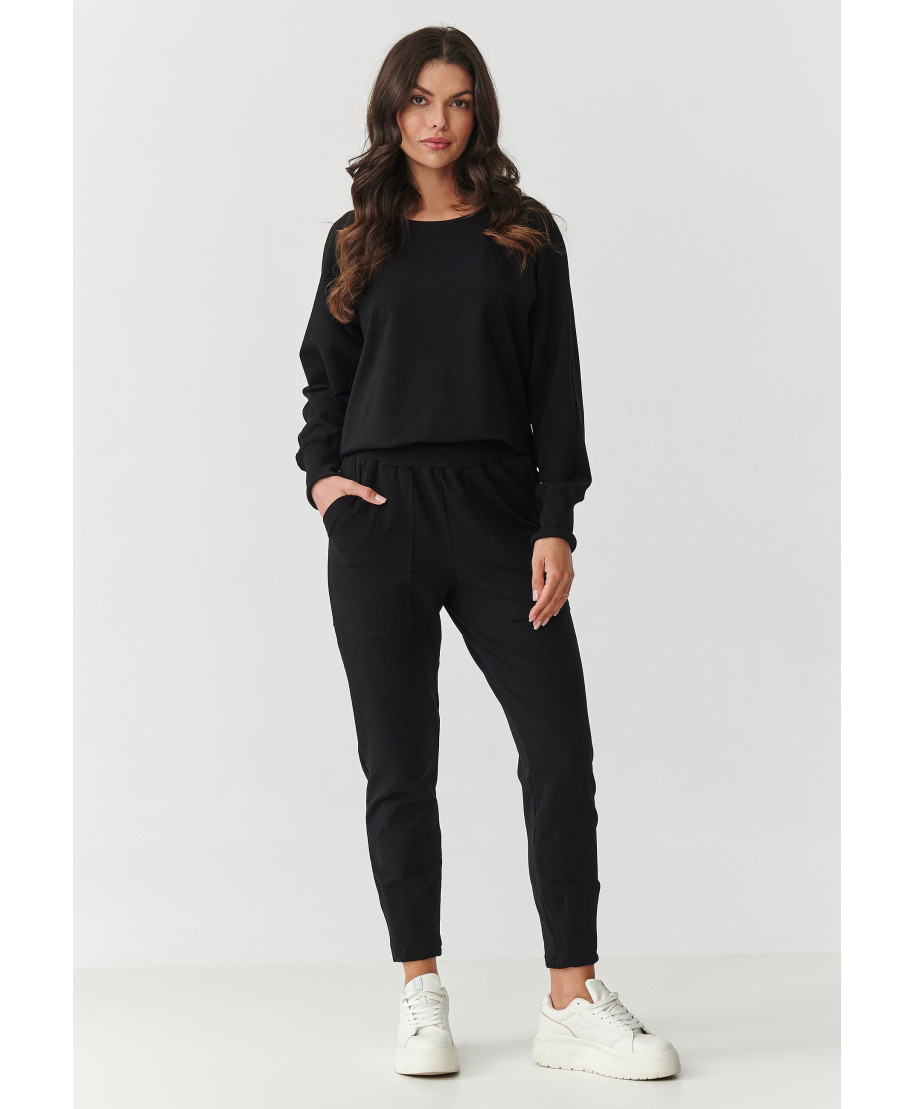 Klasiska blūze ar augstu apkakli taupe M840