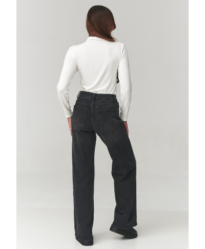 moteriska palaidine basic su półgolfem ekriu C15