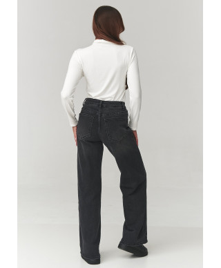 moteriska palaidine basic su półgolfem ekriu C15