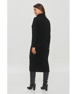 megzta suknele midi su golfu juoda S154